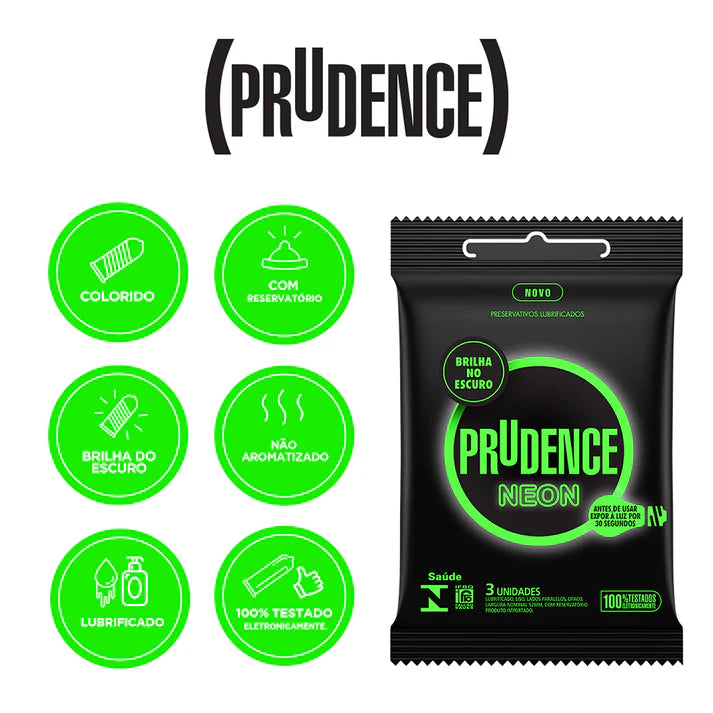 Preservativo Neon Prudence - 005027