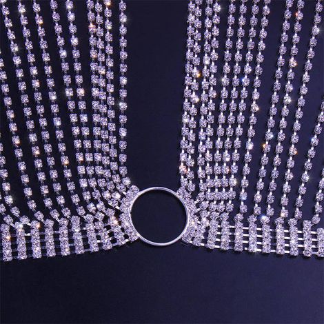 Top de Strass Joia de Corpo - YSBN141