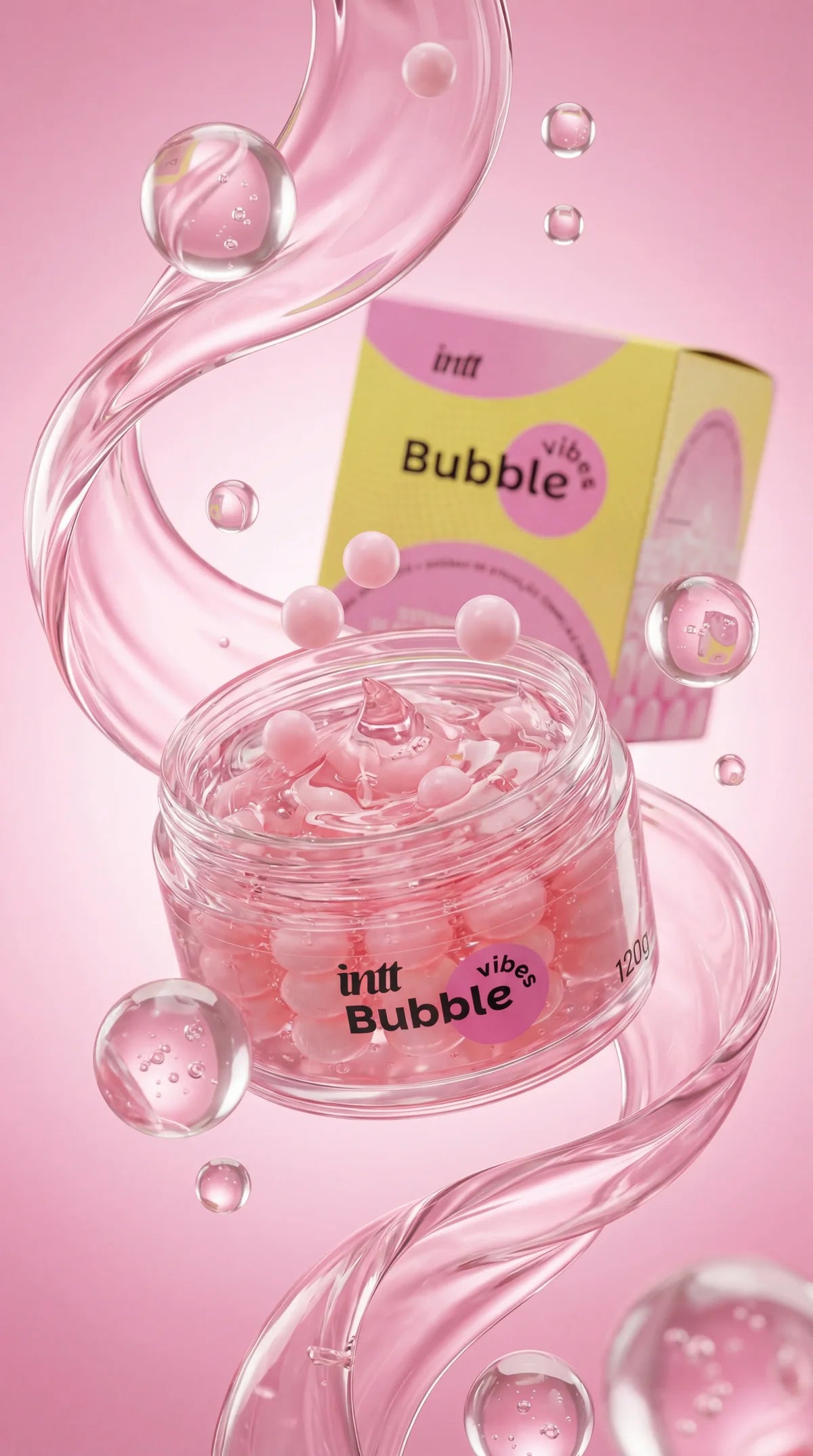 Bubble Vibes 3 em 1: Gel com Esferas - IN0787