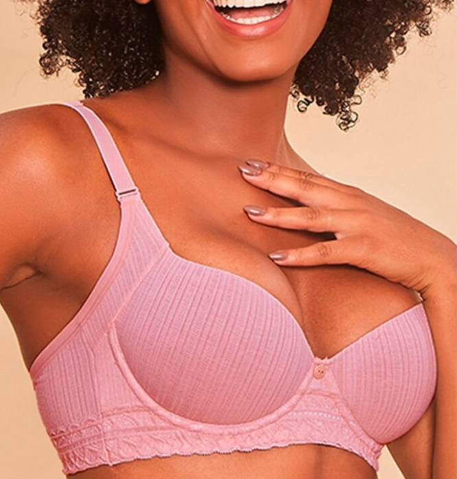 Sutiã de Algodão com Bojo Soft