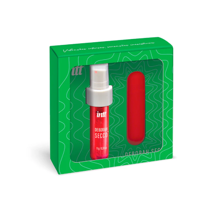 Kit Calda Picante + Vibrador Bullet Deborah Secco - IN0705