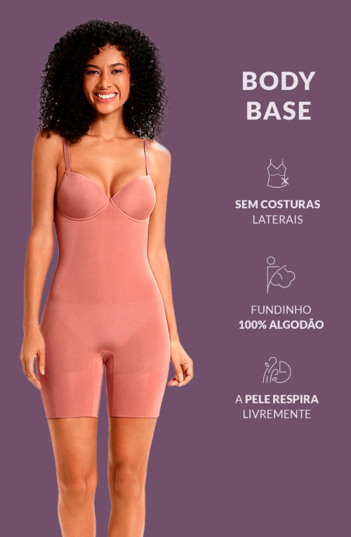 Body Macaquinho Leve Compressão Com Bojo - 60431