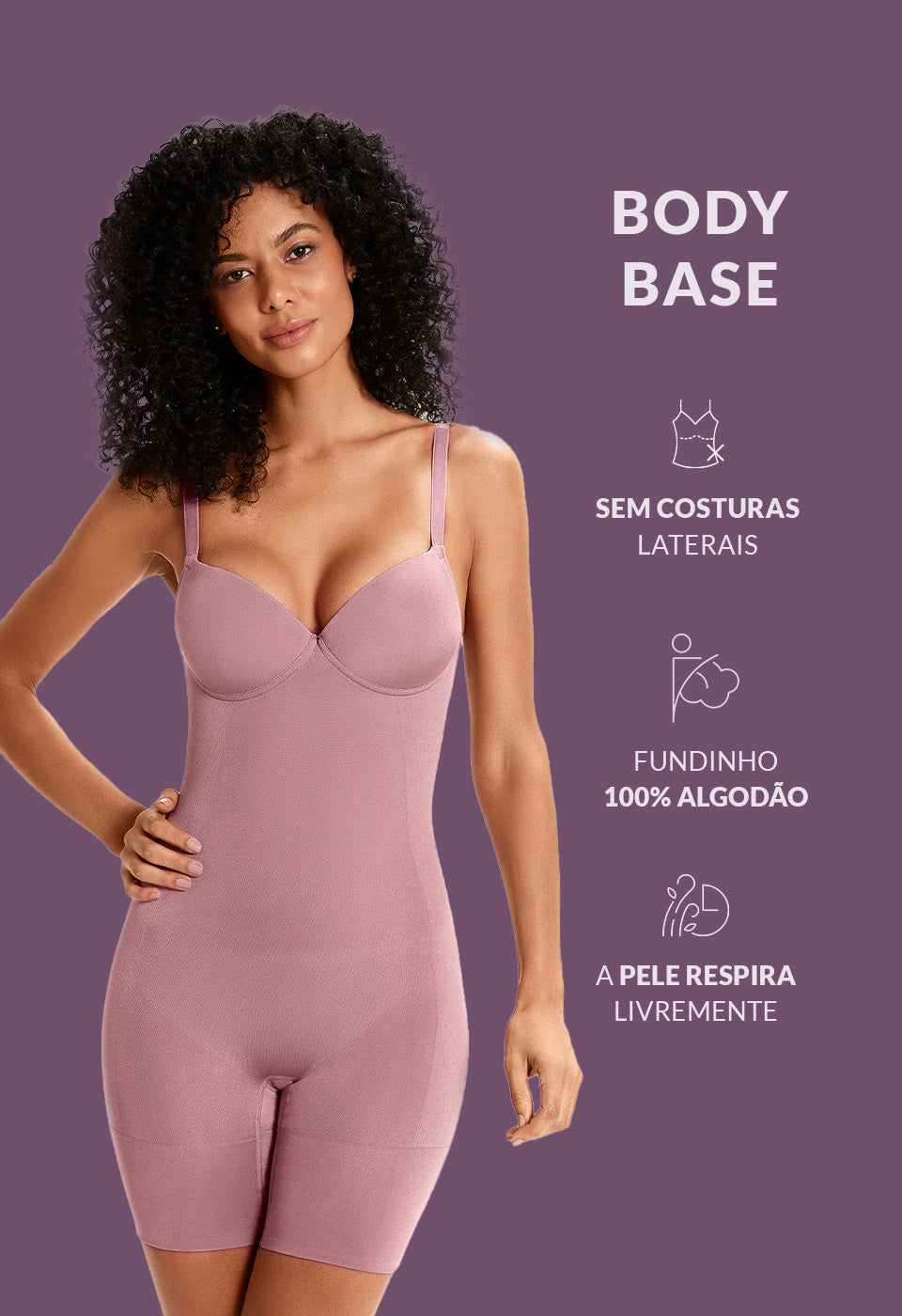 Macaquinho Modelador com Bojo - 60431