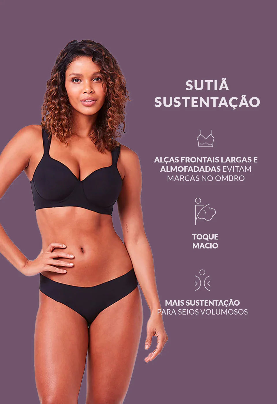Sutiã Sustentação Sem Aro - 80405