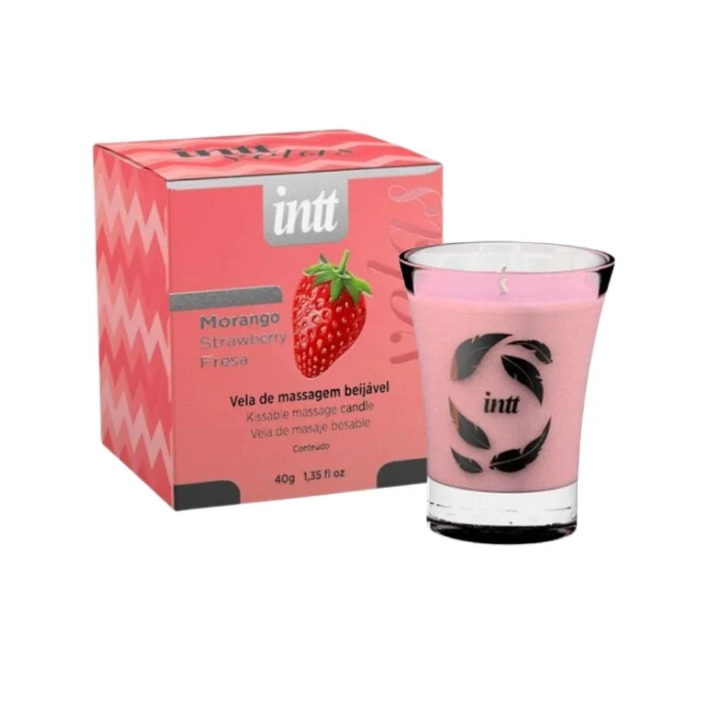 Vela de Massagem de Morango