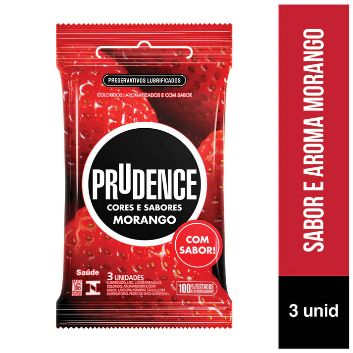 Preservativo Morango Prudence - 005015