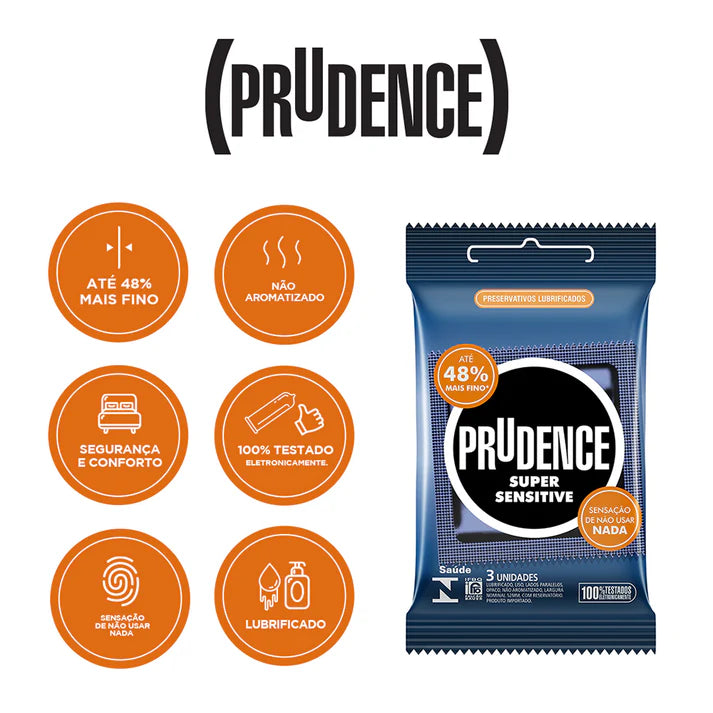 Preservativo Ultra Sensível Prudence - 0005331