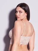 Sutiã Top com Bojo em Renda