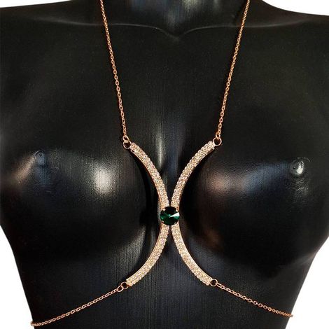 Bodychain com Strass - YSBN129