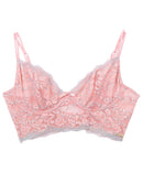 Sutiã Cropped com Renda Bicolor