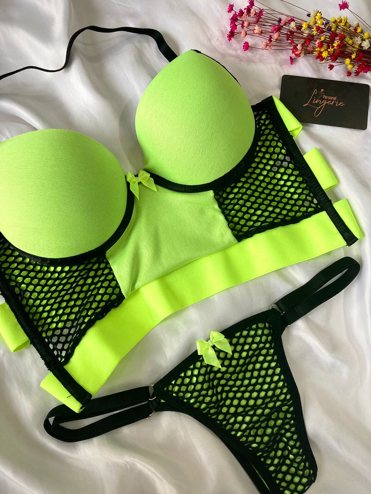 Conjunto Cropped Neon