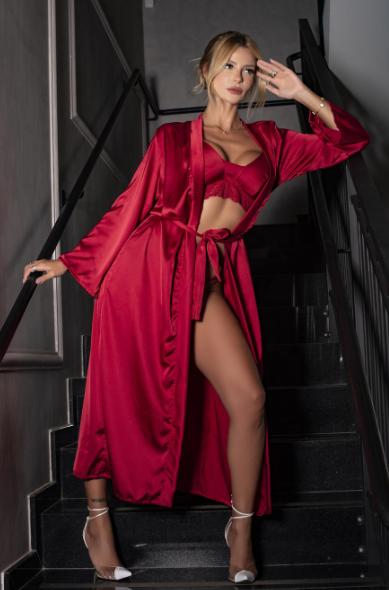 Robe em Cetim - 4053