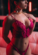 Conjunto Sensual Cropped Rendado Sem Bojo - 4025