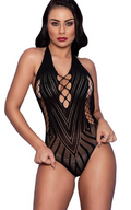 Body Com Frente Transpassada e Costas Nuas - Y1060