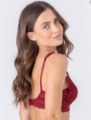 Sutiã de renda com bojo, sem aros - 81451