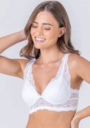 Sutiã de renda com bojo, sem aros - 81451